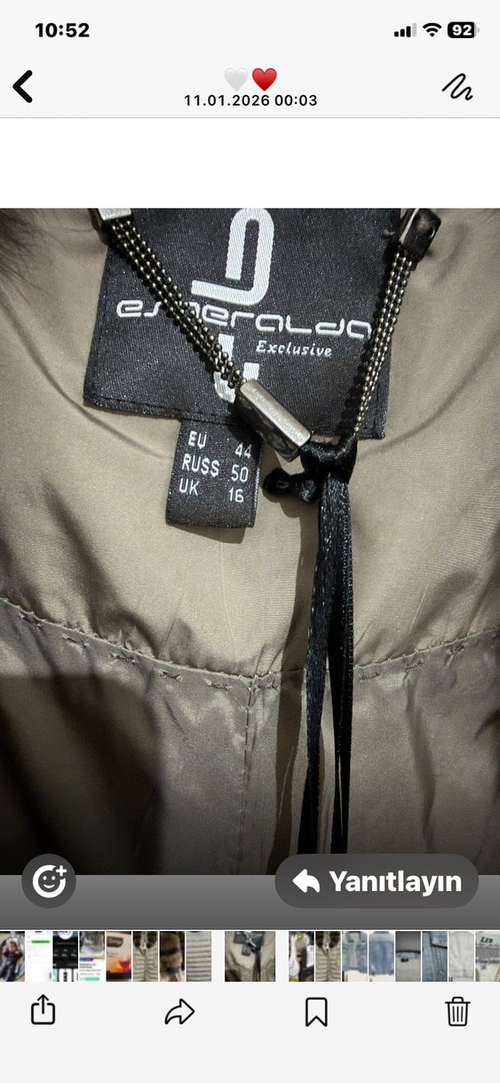 Kürk Detaylı Bej Uzun Kışlık Kadın Mont
Kaz tüyü - Görsel 4