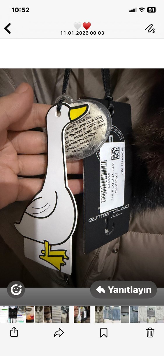 Kürk Detaylı Bej Uzun Kışlık Kadın Mont
Kaz tüyü - Görsel 5