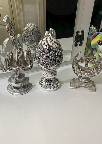 Parlak Altın Renkli Dekoratif Figür - Görsel 4