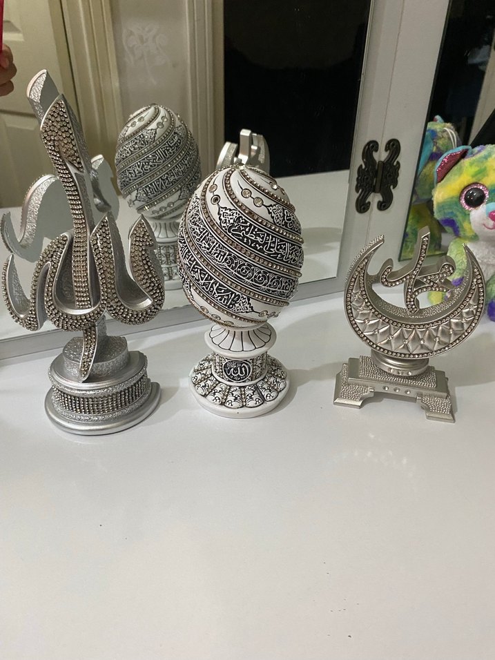 Parlak Altın Renkli Dekoratif Figür - Görsel 4