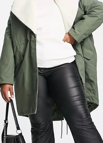 Asos Design parka mont,10 beden(38-40),Yeni