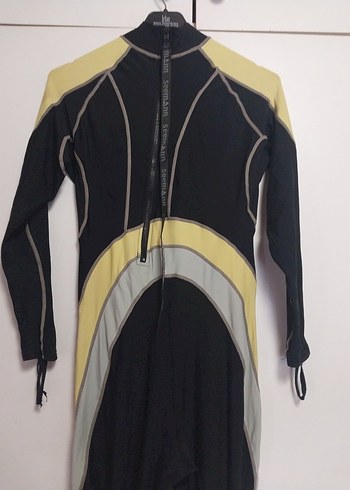 Erkek Siyah-Sarı Dalış/Su Sporları Tulumu.05mm kalın, 
M beden - Görsel 5