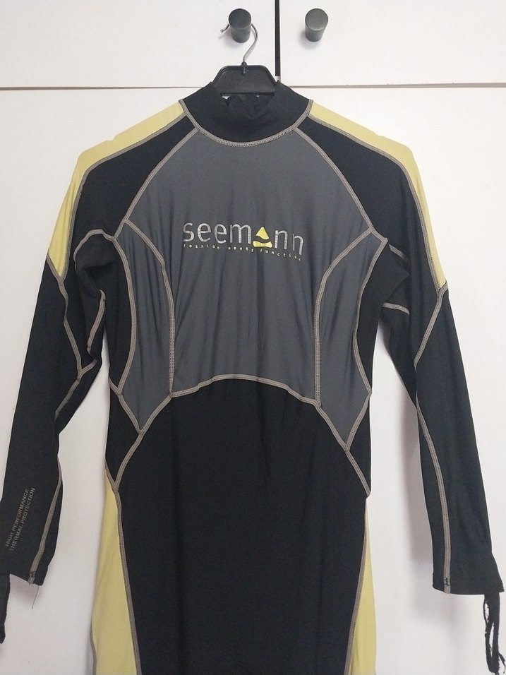 Erkek Siyah-Sarı Dalış/Su Sporları Tulumu.05mm kalın, 
M beden - Görsel 2