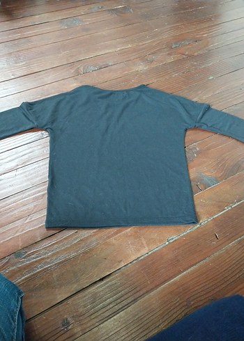 Kız Çocuk Gri Baskılı Uzun Kollu Tişört,7-8 yaş,yeni gibi. - Görsel 4