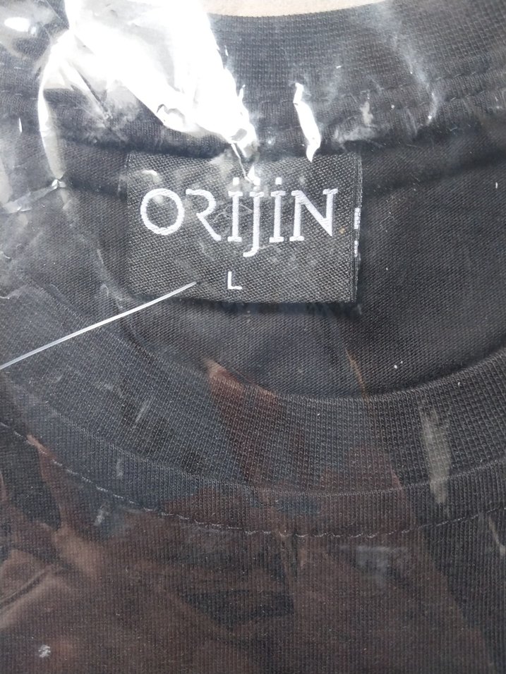 Rock Punk Siyah Baskılı Erkek Tişört,AC/DC ,L beden,Yeni - Görsel 2