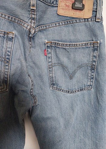 Levi's 501 Jean,YK2 ,çok iyi durumda. Bel 33 - Görsel 3