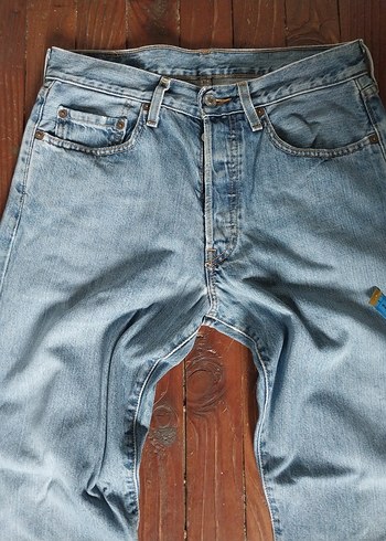 Levi's 501 Jean,YK2 ,çok iyi durumda. Bel 33 - Görsel 8