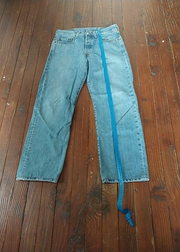 Levi's 501 Jean,YK2 ,çok iyi durumda. Bel 33 - Görsel 7