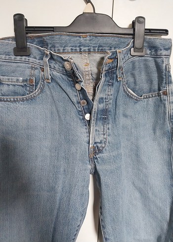 Levi's 501 Jean,YK2 ,çok iyi durumda. Bel 33 - Görsel 5