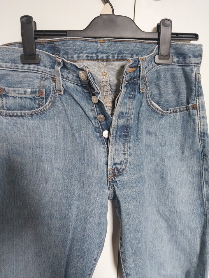 Levi's 501 Jean,YK2 ,çok iyi durumda. Bel 33 - Görsel 5