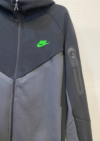 Gri Fermuarlı Erkek Sweatshirt - Görsel 3