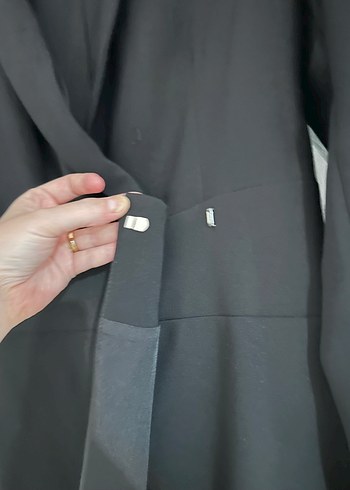 Zara Zara Siyah Blazer Elbise