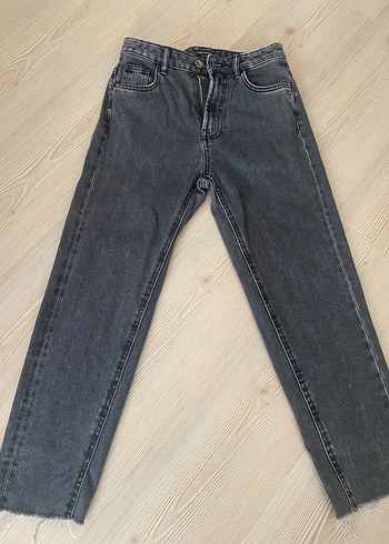 Gri  Denim Pantolon - Görsel 2