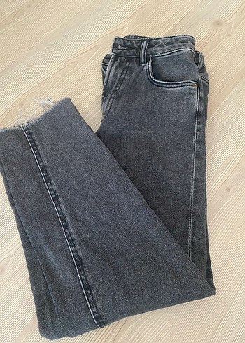Gri  Denim Pantolon - Görsel 3