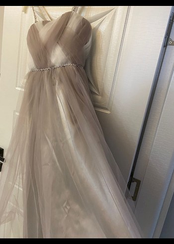 midi abiye elbise - Görsel 2