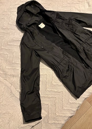 Fermuarlı Siyah Midi Kadın Ceket - Görsel 3