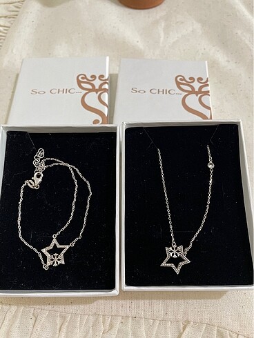 So chic kolye bileklik