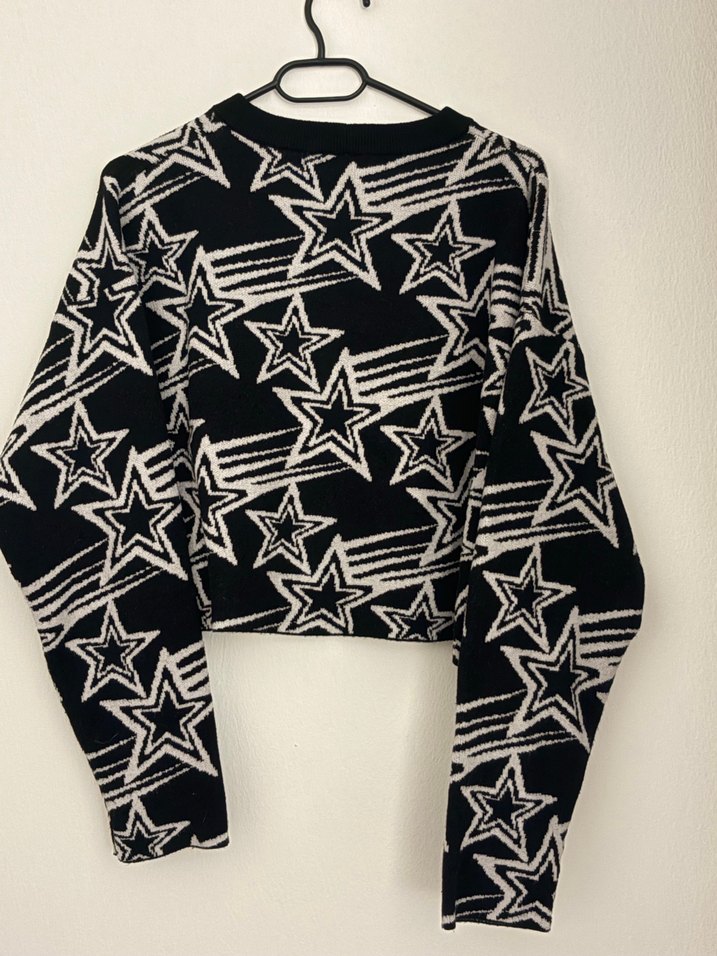 Bershka Yıldız Desenli Kazak - Görsel 4