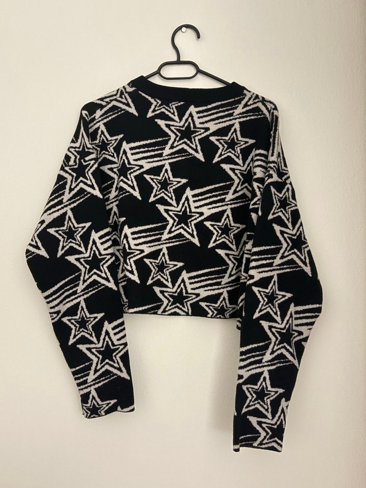 Bershka Yıldız Desenli Kazak - Görsel 5