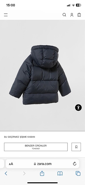 Zara Zara çocuk mont