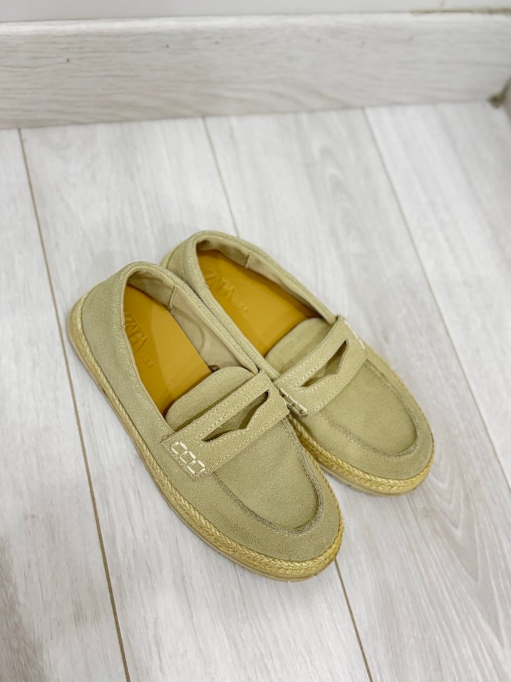 Zara Erkek çocuk süet makosen ayakkabı - Görsel 2