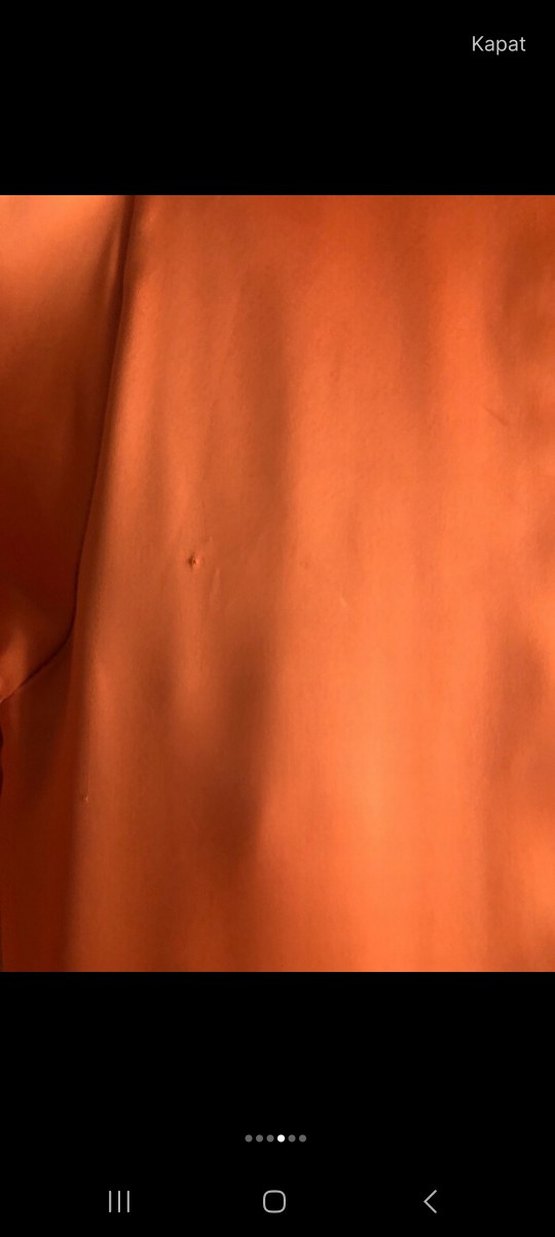 Drapeli Uzun Kollu Kahverengi Kadın Elbise - Görsel 4