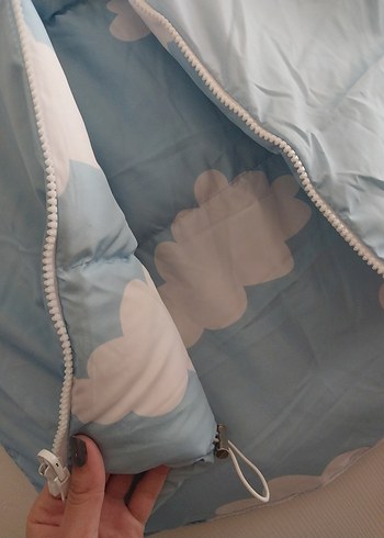 Mavi Bulut Desenli Şişme Yelek - Görsel 5