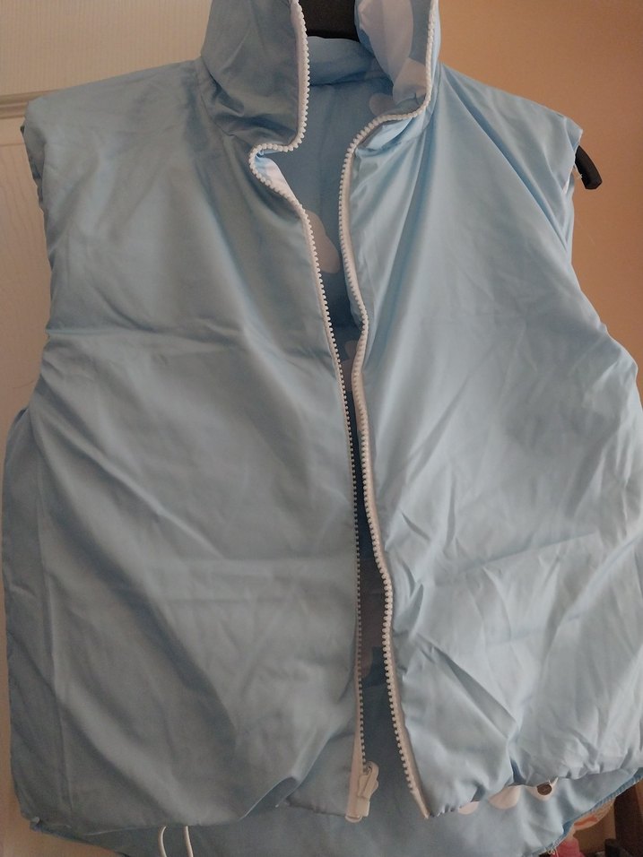 Mavi Bulut Desenli Şişme Yelek - Görsel 4