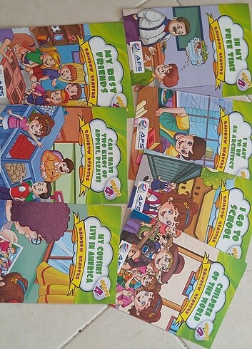 İngilizce kitap seti ilkokul düzeyinde 