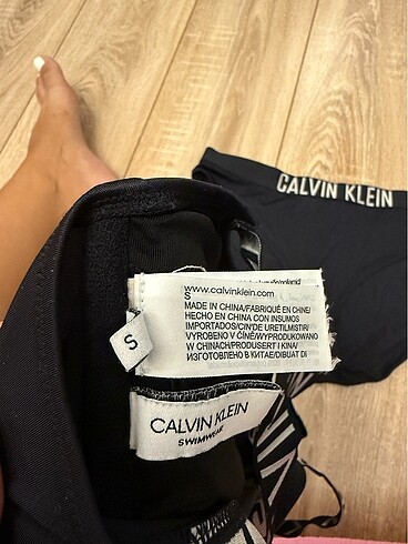 s Beden siyah Renk Calvin klein bikini