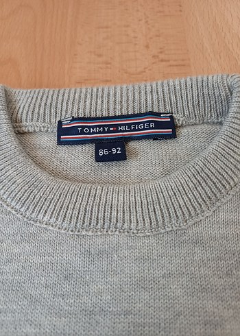 Tommy Hilfiger Tommy Hilfiger Gri Erkek Çocuk Triko Kazak