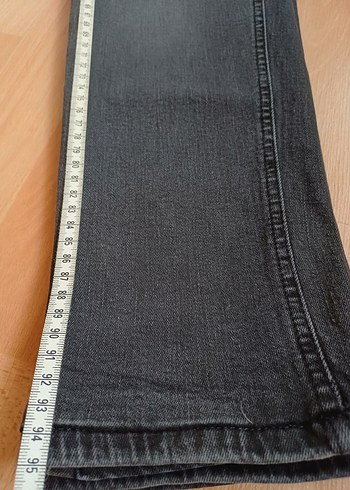 Siyah Erkek Denim Pantolon Regular Fit - Görsel 6