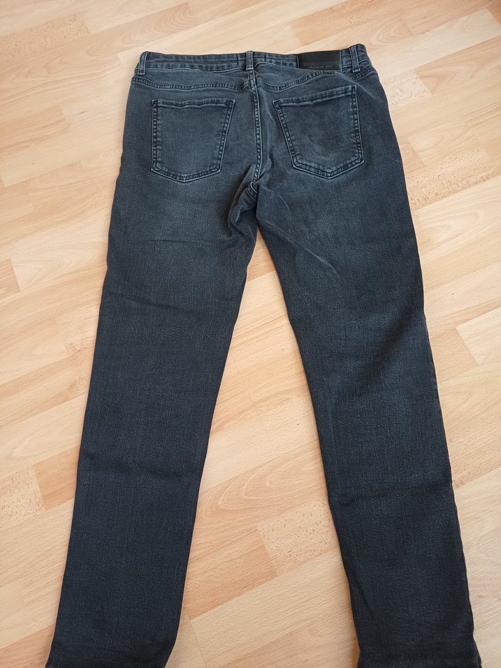 Siyah Erkek Denim Pantolon Regular Fit - Görsel 4