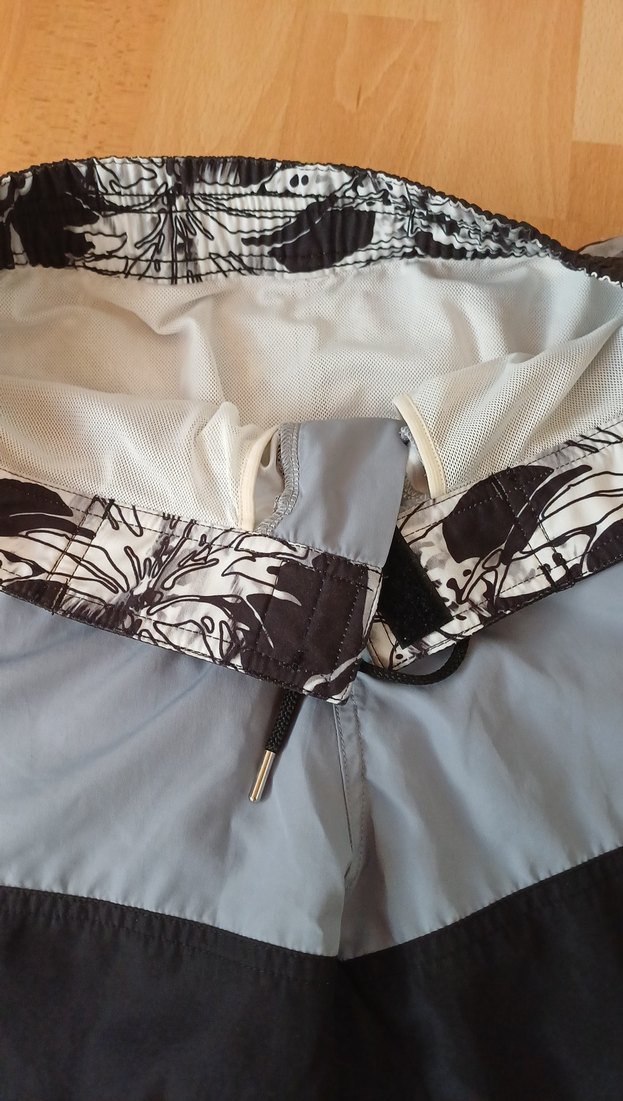 Erkek Gri Kemerli Mini Şort - Görsel 3