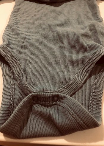 Koyu mavi Uzun Kollu Bebek Çıtçıtlı Body 9-12 ay - Görsel 7