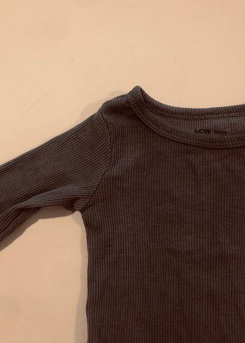 Koyu mavi Uzun Kollu Bebek Çıtçıtlı Body 9-12 ay - Görsel 3