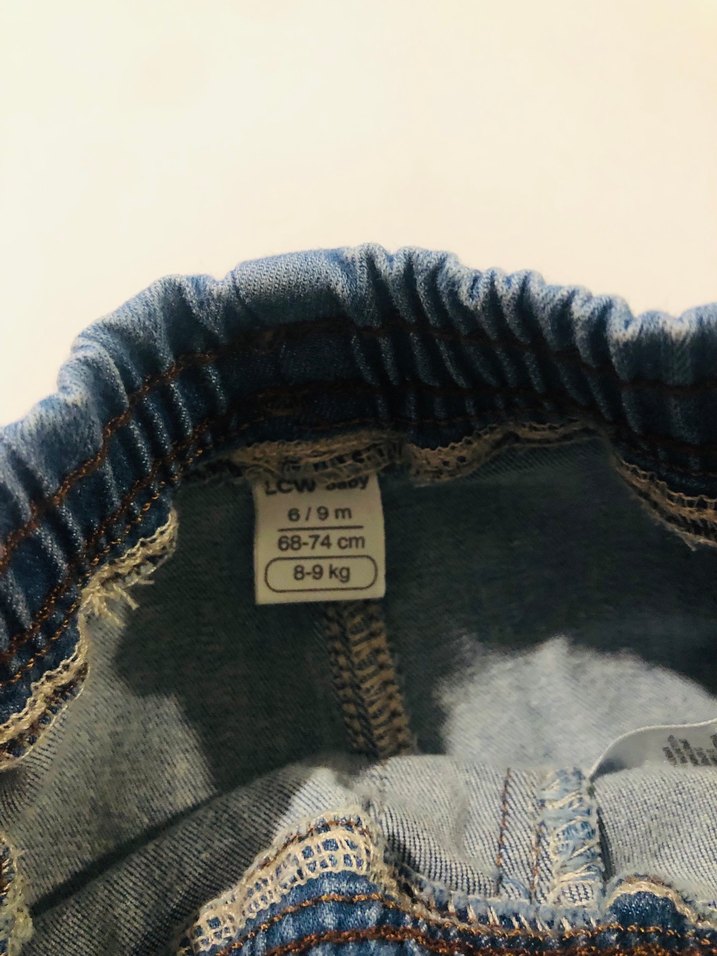 Bebek kışlık kot yumuşak 9-12 ay - Görsel 3