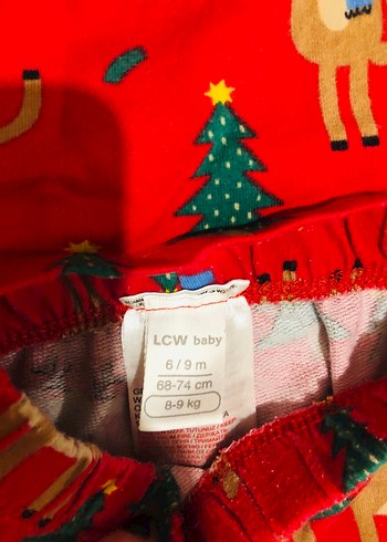 Bebek yılbaşı temalı Pijama Takımı - Görsel 8
