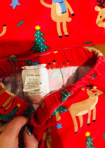 Bebek yılbaşı temalı Pijama Takımı - Görsel 7