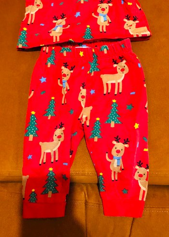 Bebek yılbaşı temalı Pijama Takımı - Görsel 4