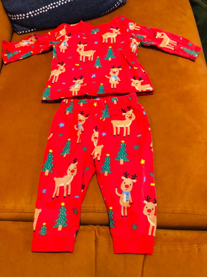 Bebek yılbaşı temalı Pijama Takımı - Görsel 3