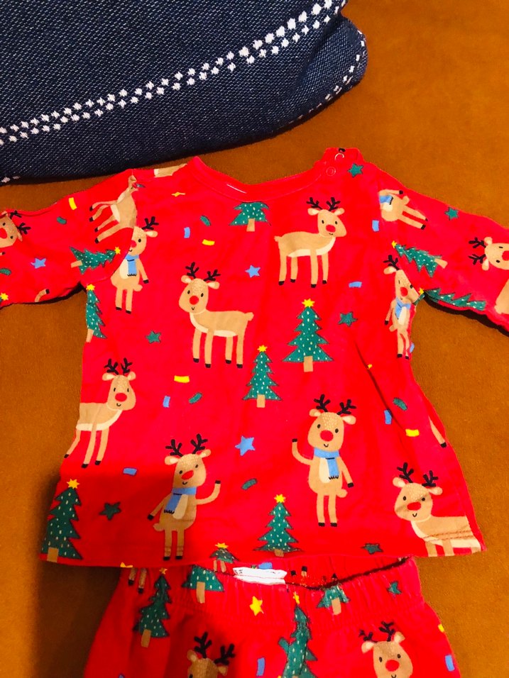 Bebek yılbaşı temalı Pijama Takımı - Görsel 5