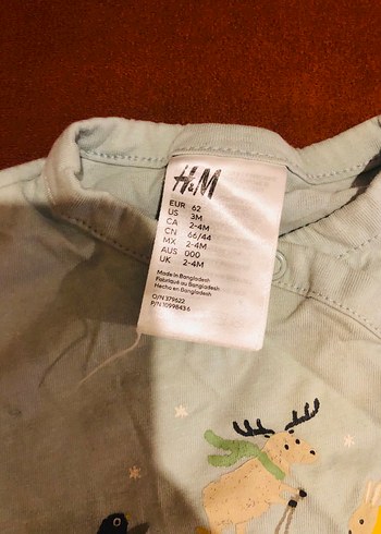 H&M Pamuklu Uzun Kollu Bebek Tulum - Görsel 3