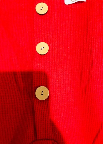 Uzun Kollu Kırmızı Bebek Tulum - Görsel 5