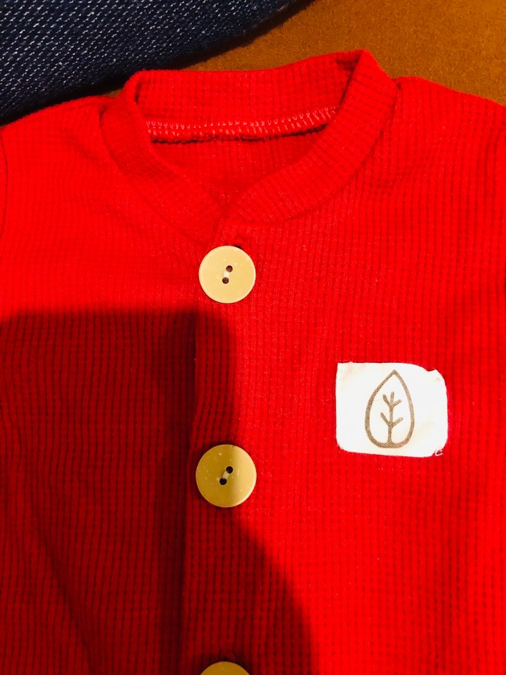 Uzun Kollu Kırmızı Bebek Tulum - Görsel 4