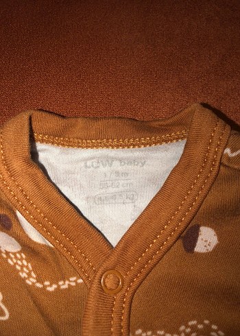 Kahverengi  Bebek Uzun Kollu Tulum - Görsel 3