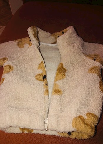 Peluş Fermuarlı mont - Görsel 6