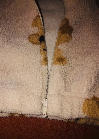 Peluş Fermuarlı mont - Görsel 5