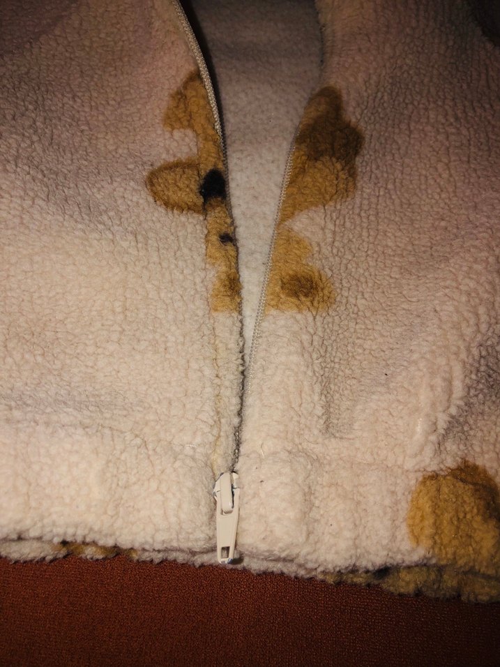 Peluş Fermuarlı mont - Görsel 5