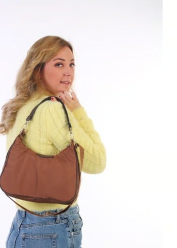 Kahverengi Tokalı Kadın Çanta - Görsel 2